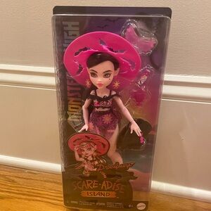 Monster High Draculaura Scare-Adise Island Fashion Doll HRP66 Mattel 2023 Toy